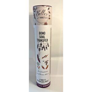 NEW Dixie Belle Belles & Whistles Transfer BOHO Soul 24.8” x 38.8” Sheet